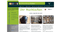 Desktop Screenshot of calibribuchshop.de